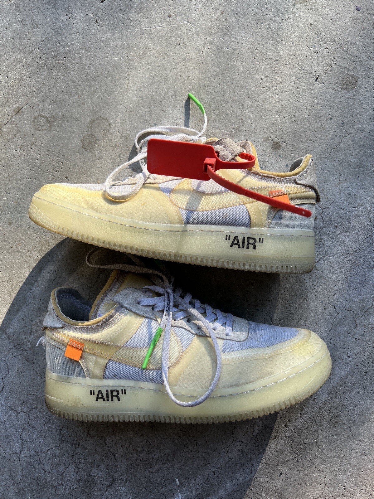 OFF WHITE X NIKE Nike Air Force 1 Low x OFF BIANCHE The Ten 2017 taglia 7