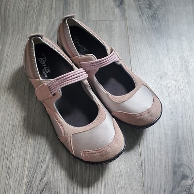 Aetrex Gray Taupe Mary Jane Shoes Womens 11 Casual Walking