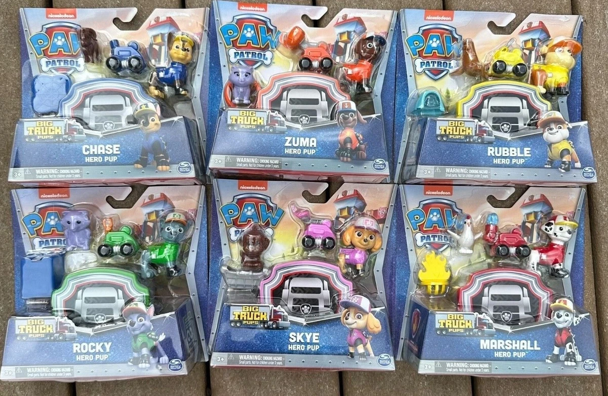 Paw Patrol Big Truck Pups Action Fig w Rescue Drone Command Cent