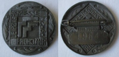 Badge Leipzig Spring Fair 1921 Wilh. Deumer Lüdenscheid (158219)