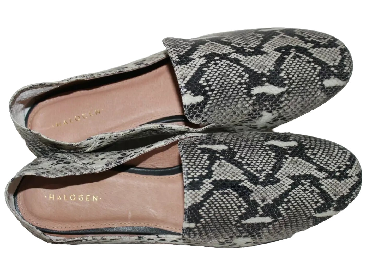 🔥HALOGEN Sylvia 8 US Python Snakeskin Leather Co… - image 7