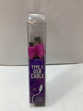 TYPE C USB HIGH-SPEED CHARGING  DATA TRANSFER 39-INCH CABLE PINK