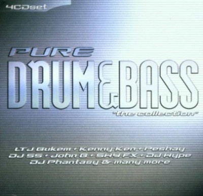 (46) ''Pure Drum & Bass-The Collection''-Rare 4CD Boxset-Bukem/DJ Hype/Peshay-NEW