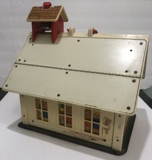 Fisher Price Little People 923 Play Family School House 1971 Only Vintage