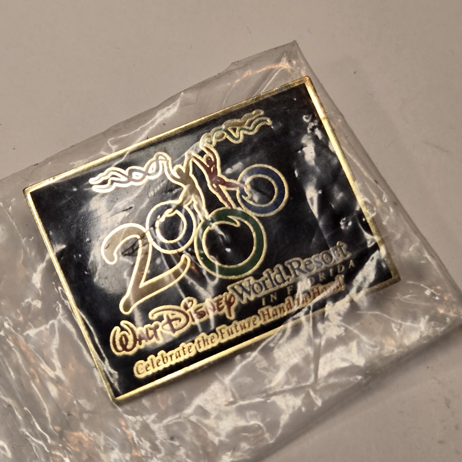 2000 Walt Disney World Resort Celebrate the Future hand in Hand Pin