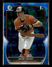 2023 Bowman Draft Sapphire Edition #BDC-189 Jacob Cravey Baltimore Orioles