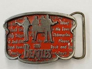 beatles belt buckle