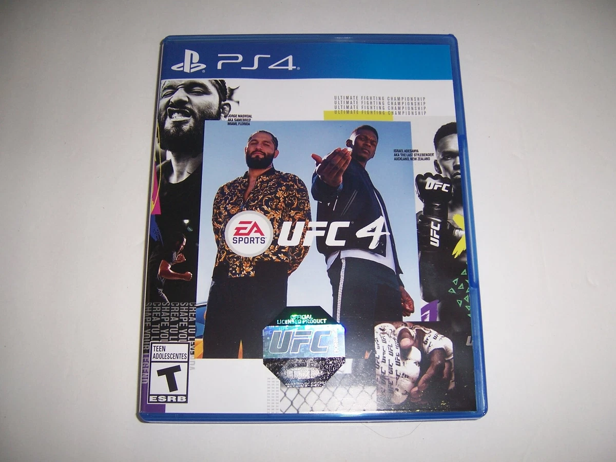 Replacement Box Case UFC 4 EA SPORTS PlayStation 4 PS4 ORIGINAL *NO DISC*