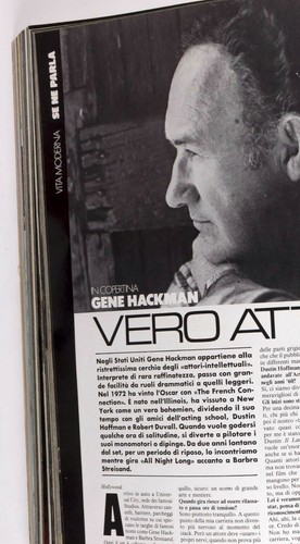 GENE HACKMAN Brian Eno MATT DILLON L’Uomo Vogue 1980 September BRUCE WEBER Pitti - Picture 6 of 9