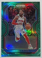 2020-21 Prizm Derrick Rose Green Prizm Card #231 Pistons