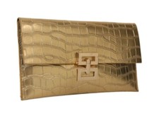 Purses TrendiChique Crocodile Print Pattern Clutch Purses 11.6 L x 0.2 W x 6.5 H