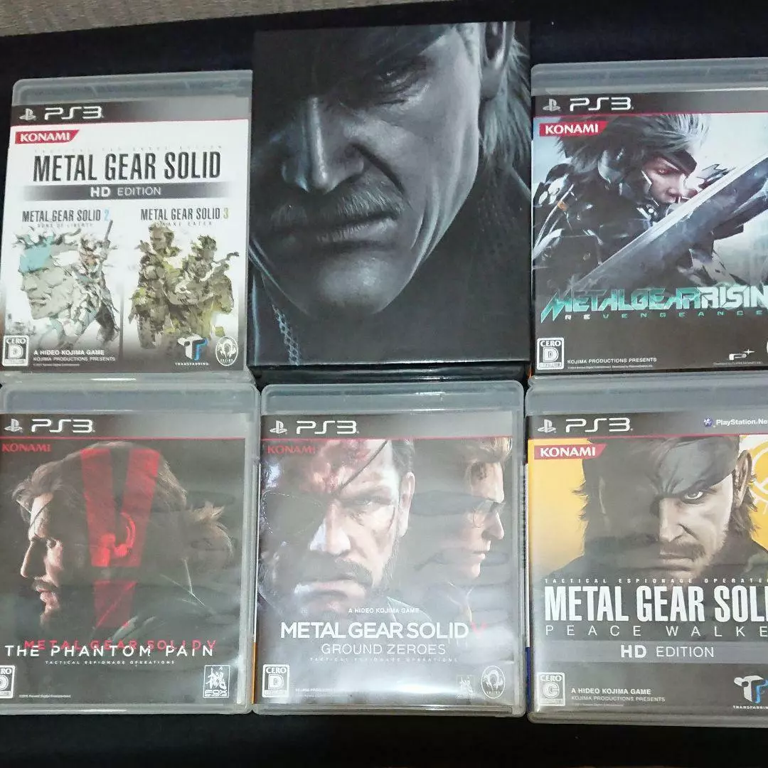 Metal Gear Solid Japanese PS3 Set MGS MGS2 MGS3 MGS4 MGS5 ,Ground Zeros