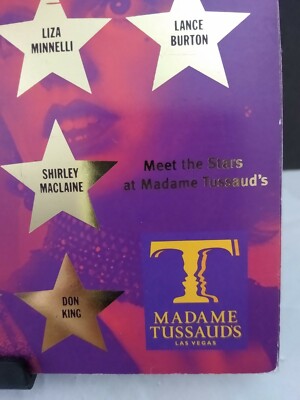 Madame Tussauds Wax Museum Souvenir Tour Official Program Las Vegas Strip Guide