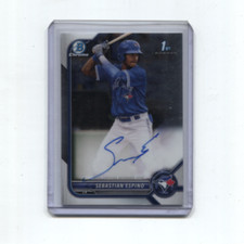 SEBASTIAN ESPINO 2022 BOWMAN CHROME 1ST BOWMAN AUTO