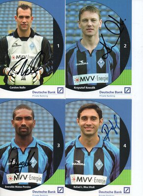 Carte D'équipe Waldhof Mannheim 2002-03 – Originale, Sans Signature, état Correct