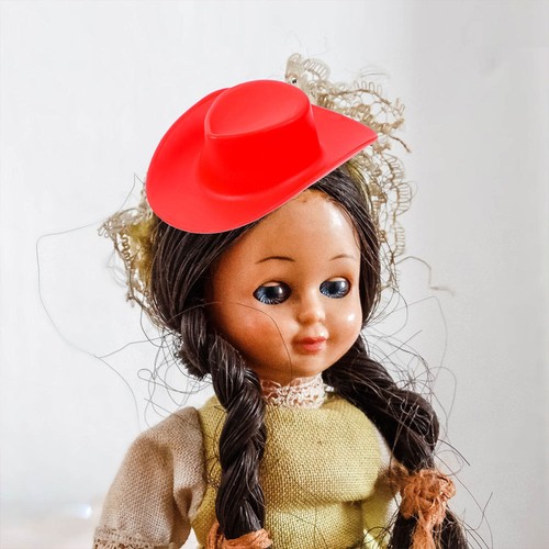20 Pcs Mini Cowboy Hat Toys Doll House Miniature Hats for Crafts - 第 10/12 張圖片