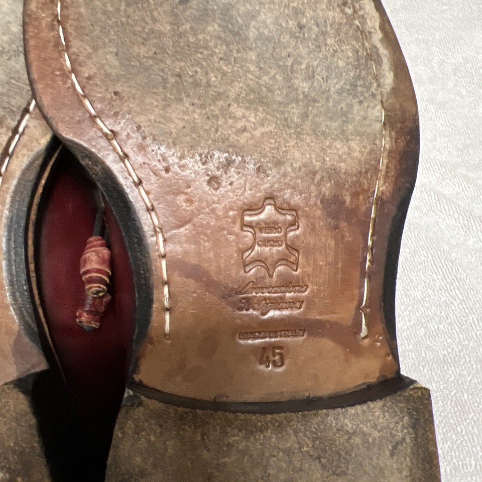 Mens Italian Designer Shoes Lavorazione artigiana lace up Shoes Eu 45 US 11.5 eBay