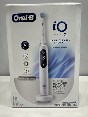 Oral-B iO Series 7 L  Rechargeable Electric Toothbrush, White