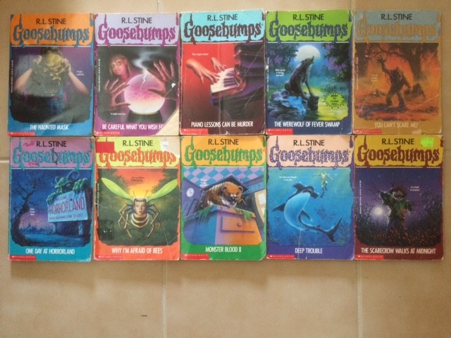 Goosebumps 10-book set (1-10, 11-20, 21-30, 31-40, 41-50