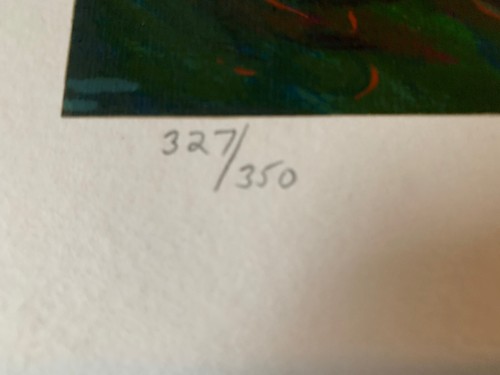 Ming Feng “ Lake Shore” Signed And Numbered - Picture 9 of 11