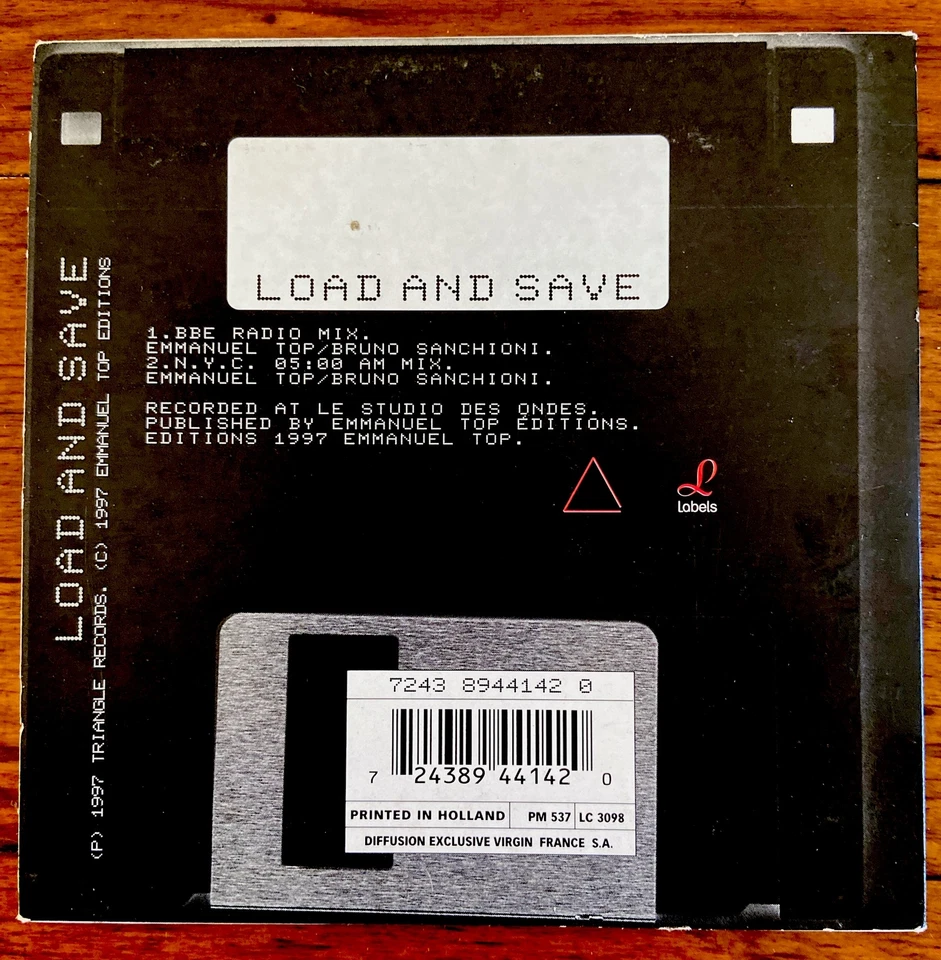 BBE B.B.E ENTER Load & Save RARE CD Trance Age Of Love Emmanuel Top Sanchioni - Image 2 of 3