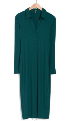 strapless open back dress The Green Stand Collar Sheer Slit Mini Dress - Slit Long Sleeve Sheer A  line Mini Dress - Green - Dresses main image 0