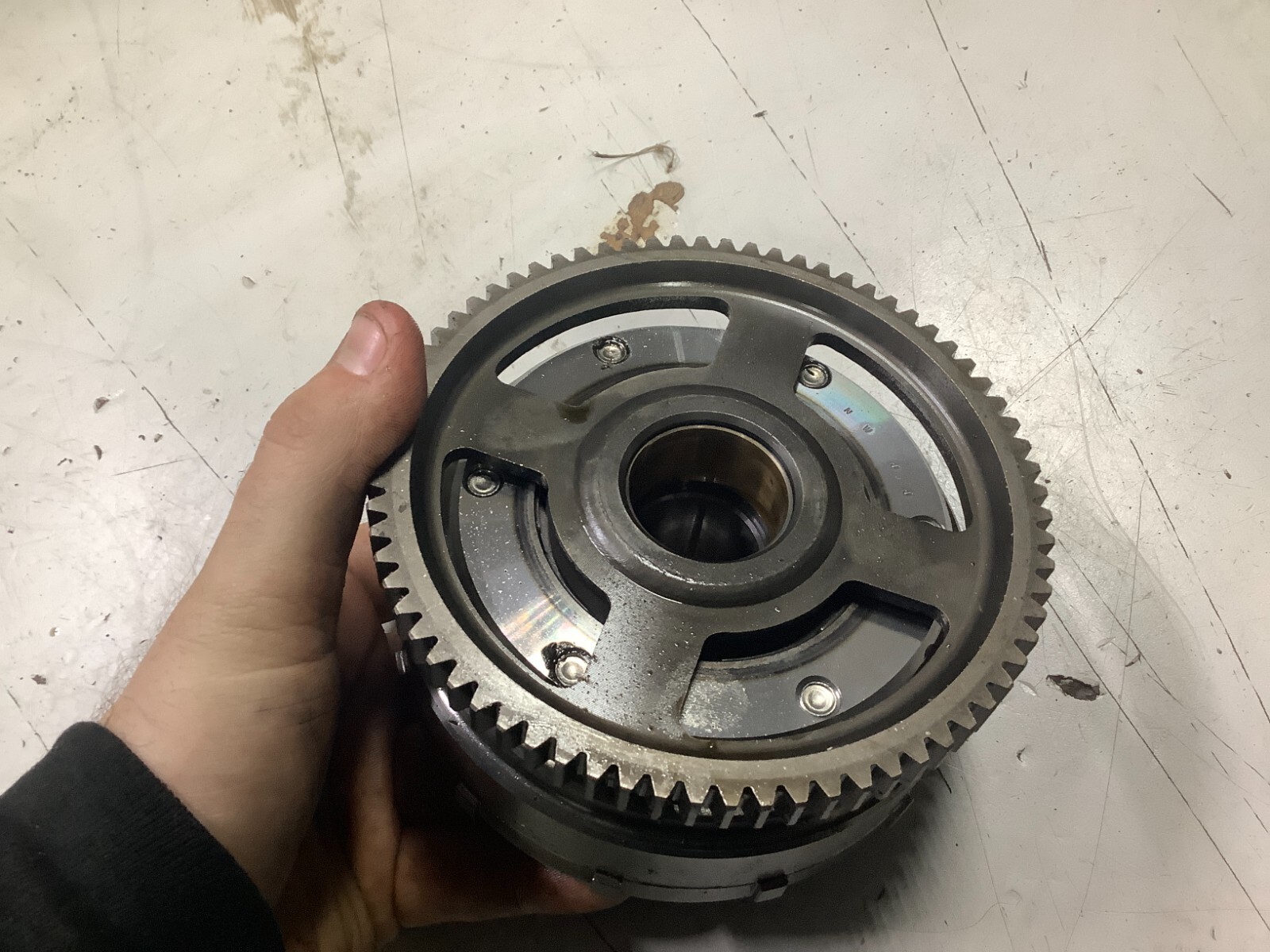 2008 08 HONDA RANCHER 420 TRX420 FLYWHEEL / ONE WAY STARTER CLUTCH eBay