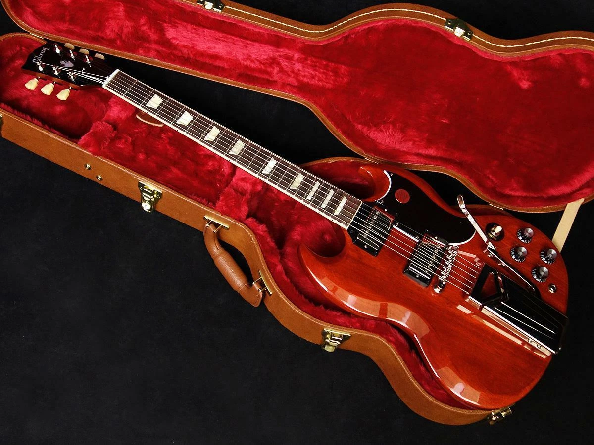 Gibson: SG Standard '61 Sideways Vibrola Vintage Cherry Electric Guitar#6