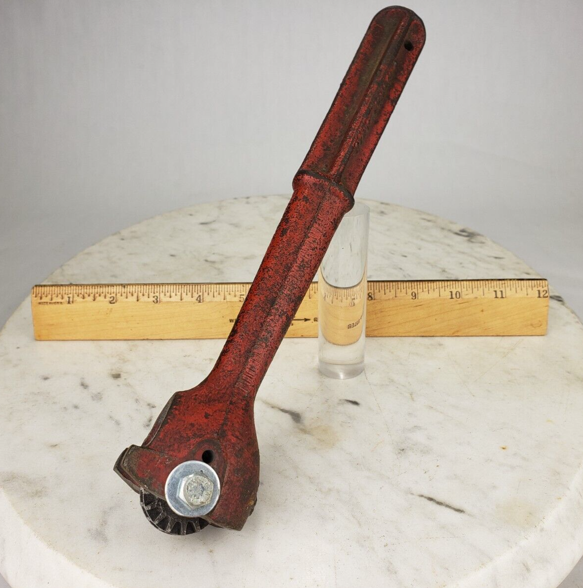 Vintage Desmond Tool No. 0 Grinding Wheel Dresser Red Urbana Ohio