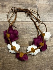 Flower Headband Floral Wreath Hair Garland Crown Festival Wedding Party Boho