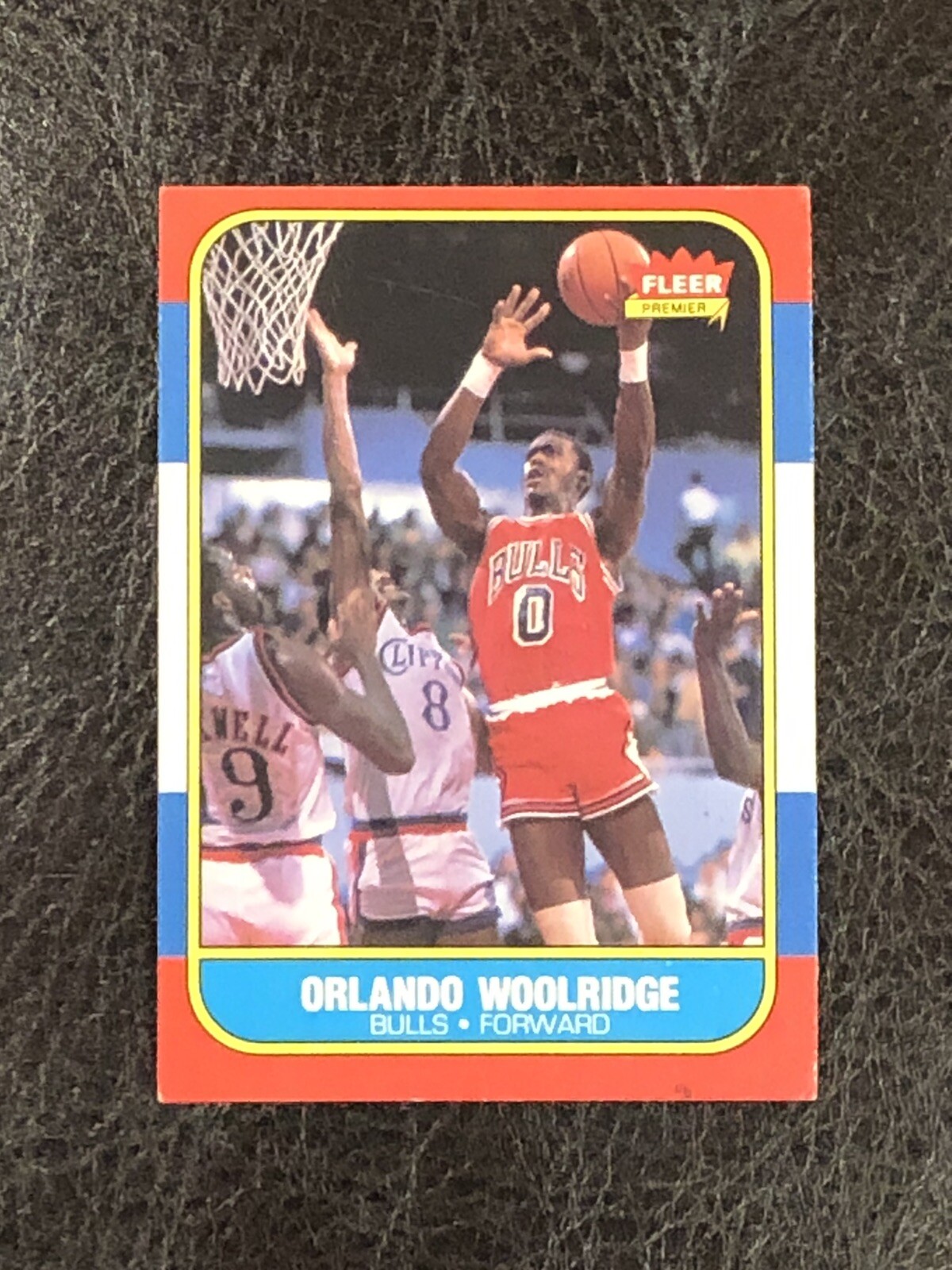 1986-87 Fleer Basketball Orlando Woolridge #130 EX-NM Rookie RC Chicago Bulls