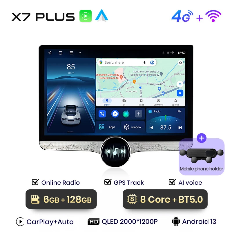11.5'' Für VW Passat B7 2010-15 Carplay Android 13 Autoradio Navi Auto 6G+128GB  - Bild 3 von 4