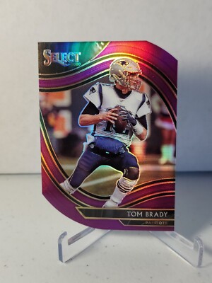 2020 Select Tom Brady Bucs SP Field Level Purple Die Cut Prizm Mint Grade Ready