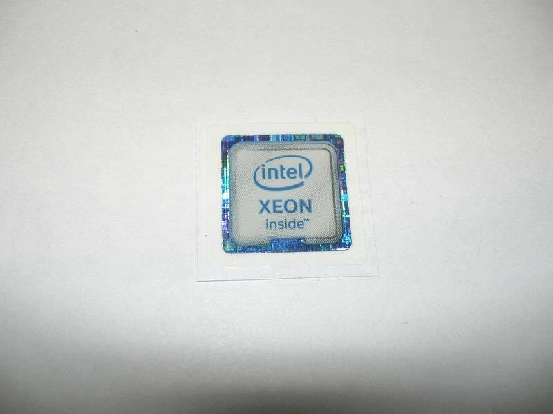 Original Intel Aufkleber "Intel Xeon inside" Case Sticker 18x18mm - Bild 1 von 1