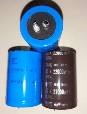 1x Al Elko 22mF 22000uF 35V radial snap-in D35,5x52 (F04) NCC