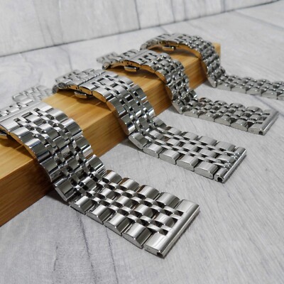 WATCH BRACELET Stainless Steel 18 20 22 24mm Solid Replacement Band Strap