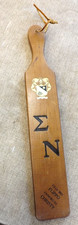 VINTAGE WESTERN KENTUCKY UNIVERSITY FRATERNITY PLEDGE PADDLE SIGMA NU FLIPPO