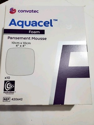 AQUACEL  AG FOAM DRESSING  NON ADHESIVE  ,10 PACK,