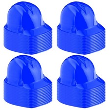 Blue Plastic Construction Worker Hats Kids Party Costume Dress Up 22in