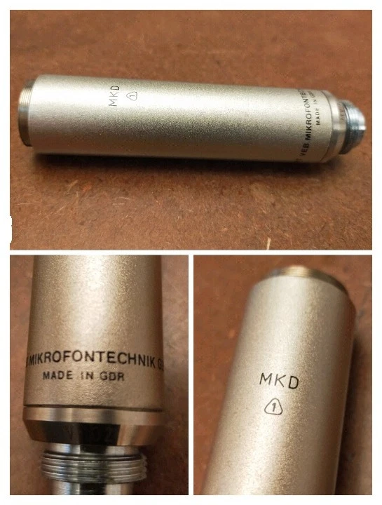 RFT Gefell Neumann MV 102 Vintage Condenser Microphone, tested + Nos Cable 10m. - Imagen 3 de 4