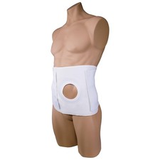 OTC Ostomy Abdominal Binder, Stoma Support, Medium, 9" Belt, 3" Opening
