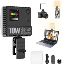 10W Handy Licht, ULANZI C10RGB Video Licht Selfie, 84 LED, 3300 mAh Akku