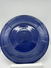 Vintage Fiesta 15" *Cobalt* Chop Plate - Blue Gorgeous!  Fiestaware