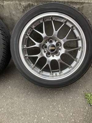 BBS RS-GT RS907H 18” 7.5J+48 5x100 Diamond Black Wheels NO TIRES