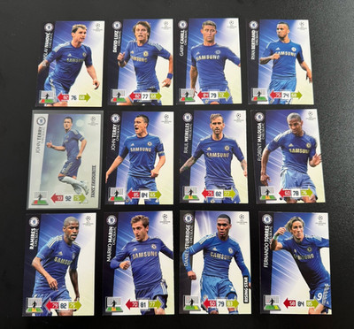 Chelsea FC | Adrenalyn XL Champions League | 12 Cards Lot | 1 Special