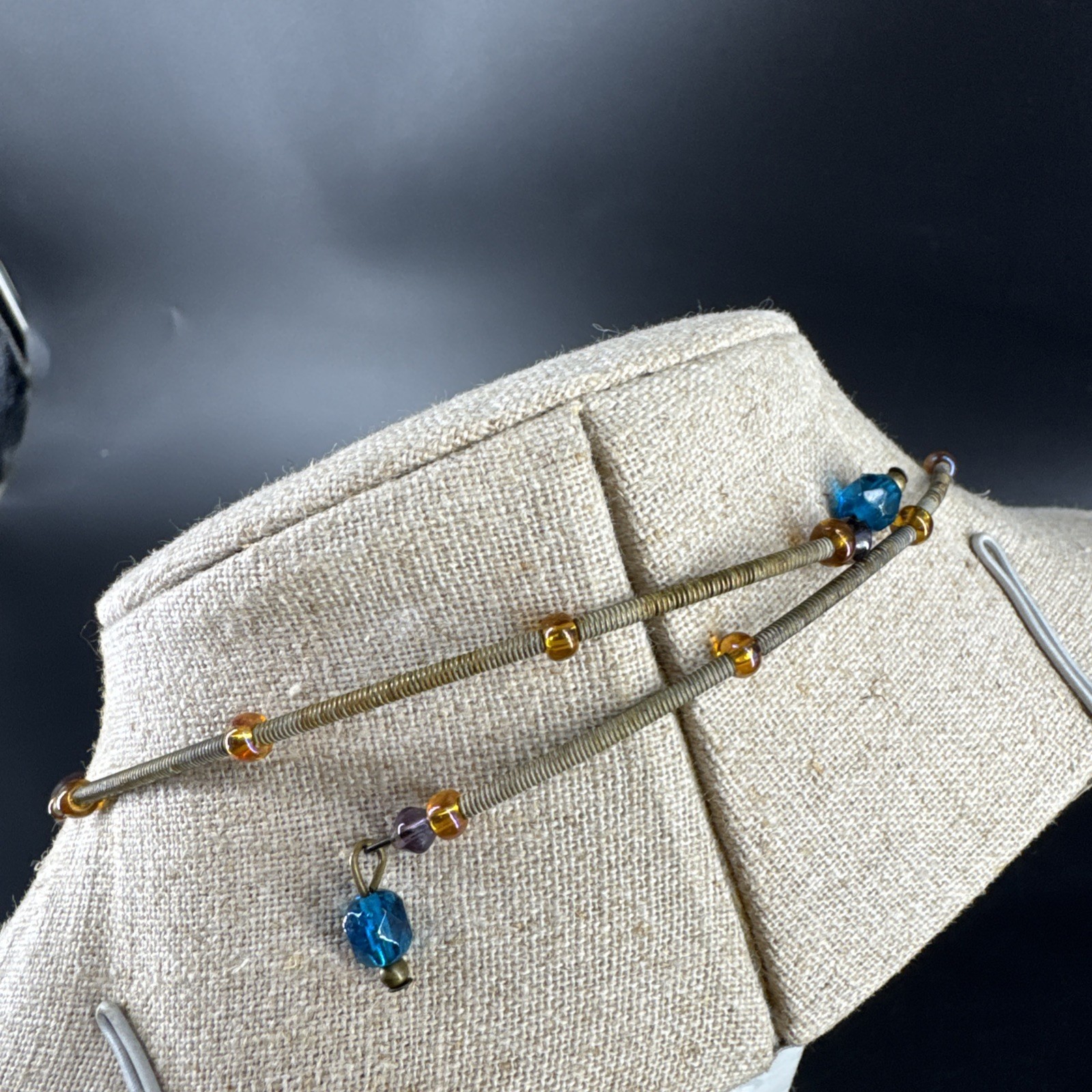 Multicolored Beaded Assorted Stone Adjustable Cho… - image 7