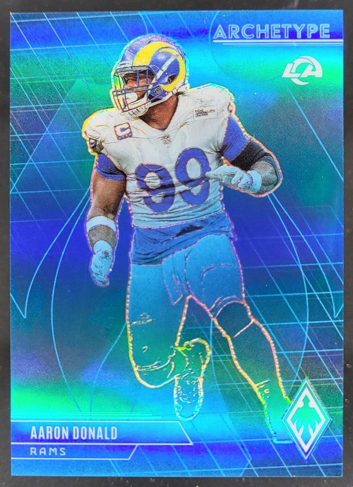 2022 Panini Phoenix Aaron Donald Archetype #ARCH-19 Los Angeles Rams JS12