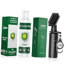 Pro Golf Club Cleaning Kit with Golf Club Cleaner Brush and 10 Oz Golf Club