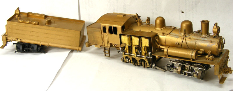 HO Westside Models Brass C&O (N&W) 4-Truck Shat Geared Locomotive, Sold As Is