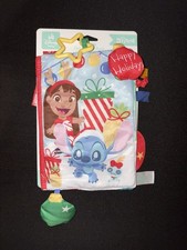 Disney Baby Lilo  Stitch Deluxe Soft Holiday Book Ages 0 Crinkly  Tactile NEW